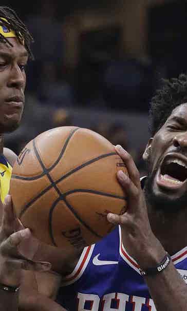 76ers pull away late as Pacers lose 100-94